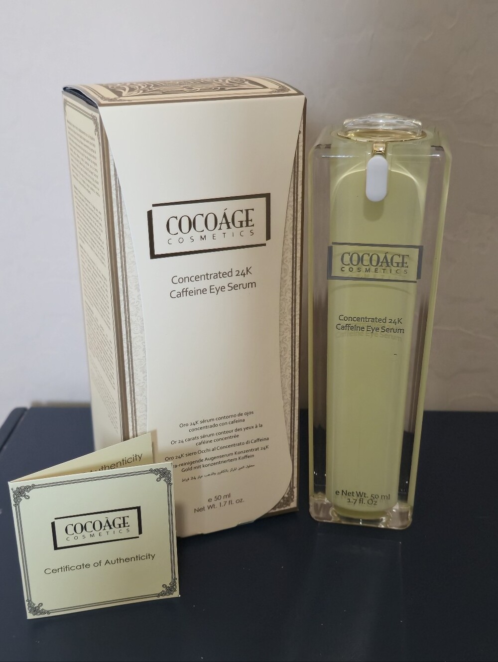 Cocoage Concentrated 24K Caffeine Eye Serum - NIB NEW
